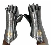 Medievale Larp Gauntlet/Guanti Armor Paio Cavaliere Templare Crusader Regalo