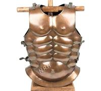 Medievale Romano Greco Muscolo Corpo Armatura corazza Finitura Rame