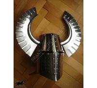Medievale Templar Casco Crusader Knight Armatura Great Acciaio Ali da Casco