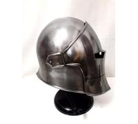 Medievale Templar Crusader Barbute Casco Barbuta Armor Knight Halloween Casco