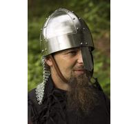 Medievale Viking Spagenhelm Polish Acciaio Casco Norman Knight Catena Posta