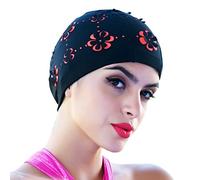 Medifier Cuffia da nuoto per capelli corti e lunghi (nero)