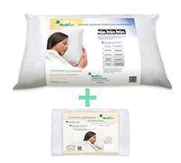 Mediflow 5001 - Cuscino con rivestimento protettivo per acqua, 40 x 80 cm, 100% cotone, bianco, 40 x 80 cm