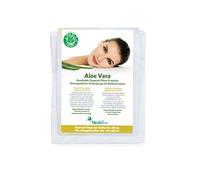 Mediflow 5023 Rivestimento per Cuscino impregnato con Aloe Vera Giapponese, Cotone, Bianco, 40 x 80 cm