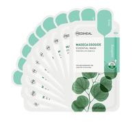 Mediheal Best Korean Sheet Mask - Madecassoside Essential Face Mask 10 Sheets For Sensitive Blemish Prone All Skin Types Idrating Moisturizing Calming Soothing