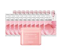 Mediheal - Collagen Ampoule Pad - 100ea + Collagen Essential Mask - 10pcs Set