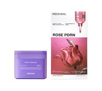 Mediheal - PDRN Lifting Pad - 100ea (1ea) & Rose PDRN Essential Mask - 10pcs Set