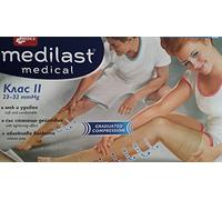 Medilast® - Calze elastiche a compressione, lunghezza 7/8, taglia L, classe II (23-32 mmHg)