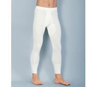 MEDIMA CALZAMAGLIA LANA ANGORA 20% uomo M1027 mutande con gamba lunga BIANCO