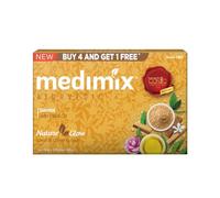 Medimix Ayurvedic Sandal Soap, 125 g (4+1 Offer Pack)