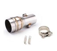 Medio Tubo Scarico Compatibile Con Aprilia Per GPR125 Per GPR150 Scarico Per Moto Modifica Tubo Di Collegamento Centrale In Acciaio Inossidabile Interfaccia 51mm