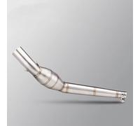 Medio Tubo Scarico Compatibile Con Aprilia Per GPR125 Per GPR150 Scarico Per Moto Modifica Tubo Di Collegamento Centrale In Acciaio Inossidabile Interfaccia 51mm