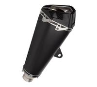 Medio Tubo Scarico Compatibile Con Per NINJA400 Per Z400 Universale 51mm Accessori Per Moto Tubo Di Scarico Terminale In Carbonio Marmitta