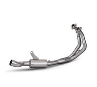 Medio Tubo Scarico Compatibile Con Yamaha Per YZF Per R7 2021 2022 2023 2024 Modifica Scarico Moto Tubo Di Collegamento Anteriore In Acciaio Inossidabile Interfaccia 51MM