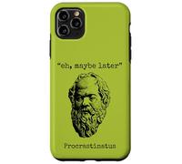 Mediocrate: Eh, forse più tardi - Lazy Greek Logic Sloth Wisdom Custodia per iPhone 11 Pro Max