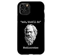 Mediocrate: Meh, Questo farà - Lazy Greek Logic Sloth Wisdom Custodia per iPhone 11 Pro
