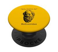 Mediocrate: Meh, Questo farà - Lazy Greek Logic Sloth Wisdom PopSockets PopGrip Adesivo