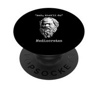 Mediocrate: Meh, Questo farà - Lazy Greek Logic Sloth Wisdom PopSockets PopGrip Adesivo