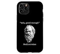Mediocrates: Meh, Abbastanza buono - Lazy Logic Sloth Wisdom Meme Custodia per iPhone 11 Pro