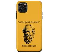 Mediocrates: Meh, Abbastanza buono - Lazy Logic Sloth Wisdom Meme Custodia per iPhone 11 Pro Max