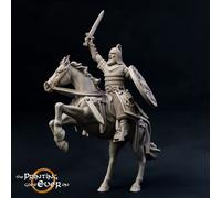 Medioevo Cavaliere Figure Cavaliere Guardiano - 75MM Modelli - Famiglia Reale