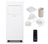 MEDION Condizionatore Portatile E701 (7000 BTU 3-in-1, raffreddamento, ventilazione, deumidificazione, modalità notturna, schermo a LED, con telecomando e kit installazione, MD 37730)