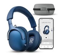 MEDION cuffie Over Ear HX-1 Pro (wireless, cancellazione attiva del rumore ibrida ANC, Bluetooth 6.0, 7+1 preset EQ, fino a 190 h di autonomia, protezione dagli spruzzi IPX4), blu
