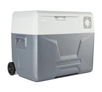 MEDION Frigo portatile con compressore (elettrico, 39 litri di spazio, 60 watt, da -20°C a 20°C, display a LED, USB, adattatore da 230V 12V 24V per auto, camion, camper, campeggio (MD13111)