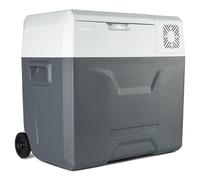 MEDION Frigo portatile con compressore (elettrico, 47 litri di spazio, 60 watt, da -20 °C a 20 °C, display a LED, USB, adattatore da 230 V a 12 V a 24 V per auto, camion, camper, campeggio MD13112)