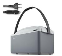 MEDION Frigorifero portatile con funzione di riscaldamento (elettrico, 2 in 1 raffreddamento e riscaldamento, 16 litri, tracolla, collegamento 2 in 1 230 V e adattatore per auto 12 V, per auto, camion
