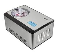MEDION Gelatiera autorefrigerante con compressore (2 litri di gelato, adatta per gelato, frozen yogurt, sorbetto, 180 Watt, display, sensore touch, MD 18883)