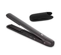 MEDION HS2 Piastra a batteria con display (indicatore di temperatura e batteria, 5 impostazioni di calore regolabili, piastre riscaldanti flessibili in ceramica/tourmalina con sensore di temperatura