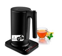 MEDION LIFE Bollitore digitale MD12106 (2.200 W, 1,5 L, display LED, fascia luminosa LED, programmi automatici, blocco bambini, nero)