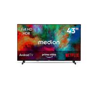 MEDION LIFE MD 843100 SCHERMO PUBBLICITARIO, SMART TV, 43 ", Full-HD, Nero