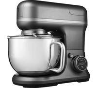 MEDION 3 in 1 robot da cucina universale (digitale, 1.200 watt, 8 livelli, impastatore, frullatore, ciotola per la preparazione del gelato, display digitale touch, MD18430) Titanio