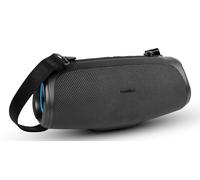 MEDION P61746 altoparlante Bluetooth portatile (batteria ricaricabile, potenziamento dei bassi, effetti luminosi RGB, protezione dall'acqua IPX7 e robustezza, power bank integrato