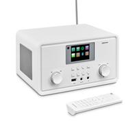 MEDION P85027 Internetradio (DAB Plus, UKW Radio, Spotify Connect, WLAN, Bluetooth, Streaming, Equalizzatore, Farbdisplay, USB, AUX, Wecker, Schlummerfunktion, Sleep Timer) schwarz