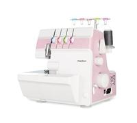 MEDION Macchina per cucire SO90 (elettrica, 90 watt, luce LED, taglio a una passata, numerosi accessori, MD19169) rosa