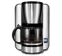 MEDION MD 16230 Independiente - Cafetera (Independiente, Cafetera de filtro, 1,5 L, 1080 W, Negro, Acero inoxidable)