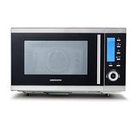MEDION Microonde 4in1 MD15501, Microonde combinato con grill, Forno microonde con 10 diversi livelli di potenza, Forno a microonde con capienza massima 25 L, nero/argento