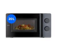 MEDION Microonde compatto MD12211 (20 L, 700 W, 5 livelli, funzione scongelamento, timer, salvaspazio) [MODELLO 2025]