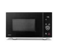 MEDION Forno a microonde con griglia e aria calda (25 litri, 900 Watt, 1100 Watt, griglia superiore e 500 Watt, funzione aria calda 2100 Watt, 11 programmi, 10 livelli di potenza, acciaio inossidabile