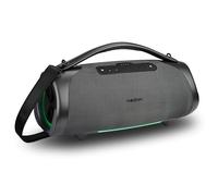 MEDION P61768 altoparlante Bluetooth portatile (batteria ricaricabile, potenziamento dei bassi, effetti luminosi RGB, protezione dall'acqua IPX7 e robustezza, power bank integrato, 100W (RMS) totali