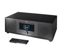 MEDION P66400 Sistema audio All in One (radio Internet, DAB+, lettore CD/MP3, Spotify Connect, Amazon Music, radio FM PLL, USB, AUX, sistema compatto, funzione allarme subwoofer)