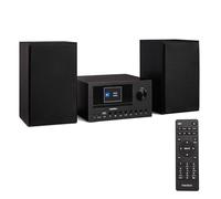 Mini HiFi System - MEDION - Radio Internet DAB/FM - Lettore CD - 2x150W - Nero