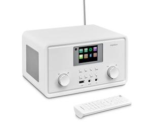 MEDION P85027 Internetradio (DAB Plus, UKW Radio, Spotify Connect, WLAN, Bluetooth, Streaming, Equalizzatore, Farbdisplay, USB, AUX, Wecker, Schlummerfunktion, Sleep Timer) schwarz