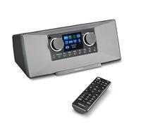 MEDION P85333 Radio Internet con Dab+ (WLAN, FM, Spotify Connect, DLNA, USB, Porta per Cuffie, AUX, Uscita Linea Stereo, Sleep Timer) Grigio