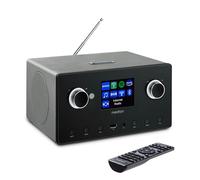 MEDION P85444 2.1 Internetradio con subwoofer (DAB+, UKW Radio, Spotify Connect, WLAN, Bluetooth, Streaming, Equalizzatore, Farbdisplay, USB, AUX, Wecker, Schlummerfunktion, Sleep Timer) titano
