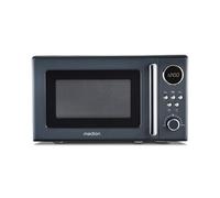 MEDION retro microonde (20 litri, circa 800 watt, 5 impostazioni microonde, 8 programmi automatici, display digitale, funzione scongelamento, compatto, MD15000) grigio
