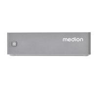 Medion S06e MD35340 Mini Barebone Intel N100 - HDMI DisplayPort USB3.2 USB-C RJ-45 WIFI6 Bluetooth - Colore Grigio